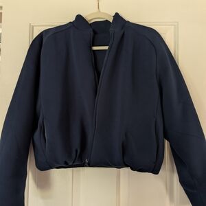 Leze The Label Navy Bomber Jacket